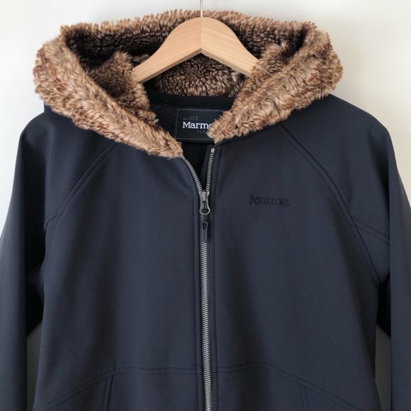 Marmot Women’s Furlong Fleece Lined Jacket Hood L - Picture 3 of 16
